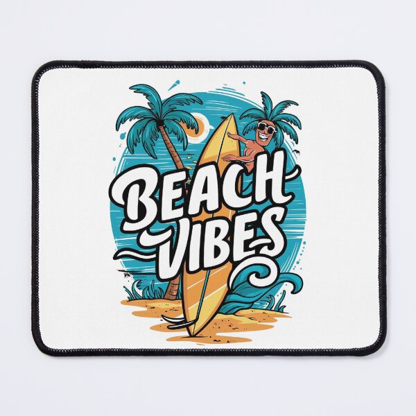 Item preview, Surfing Sunshine: Retro Beach Vibes designed and sold by AlleBedolski.