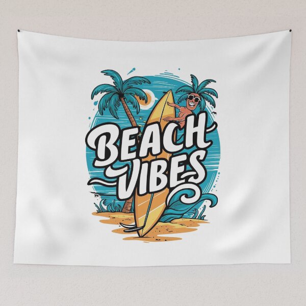 Item preview, Surfing Sunshine: Retro Beach Vibes  designed and sold by AlleBedolski.