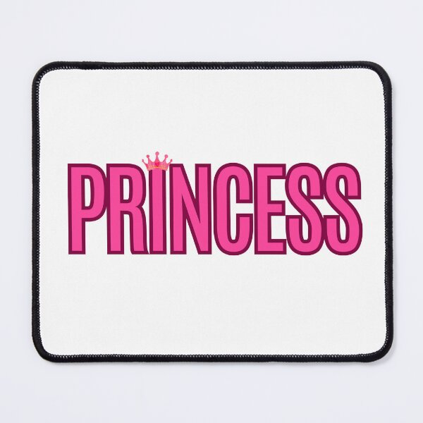Item preview, Pink Princess word with Crown designed and sold by StyleAlive.