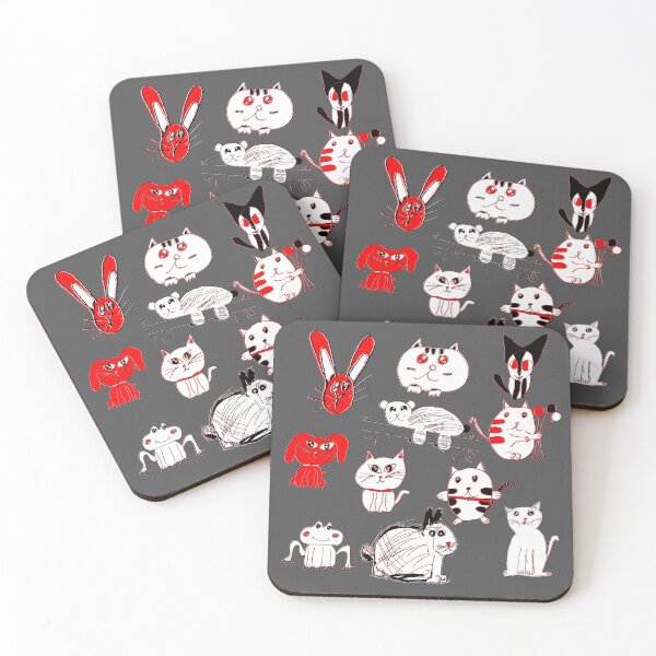 Item preview, cute animals drawn with a pencil Child’s drawing designed and sold by 4rpixs.