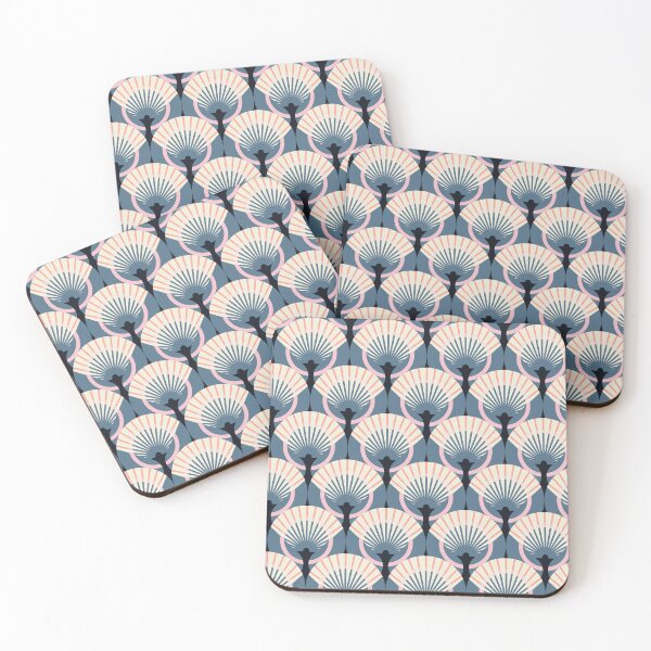Item preview, Fan, Blue and cream version designed and sold by Alex  Blud.