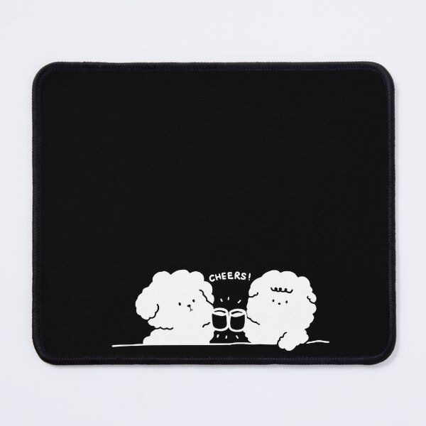 Item preview, Two cute puppies drinking together designed and sold by BobbyAndFriends.