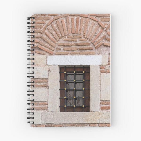 Item preview, Antique Church Window on Brick and Marble Wall designed and sold by Georgia Mizuleva.