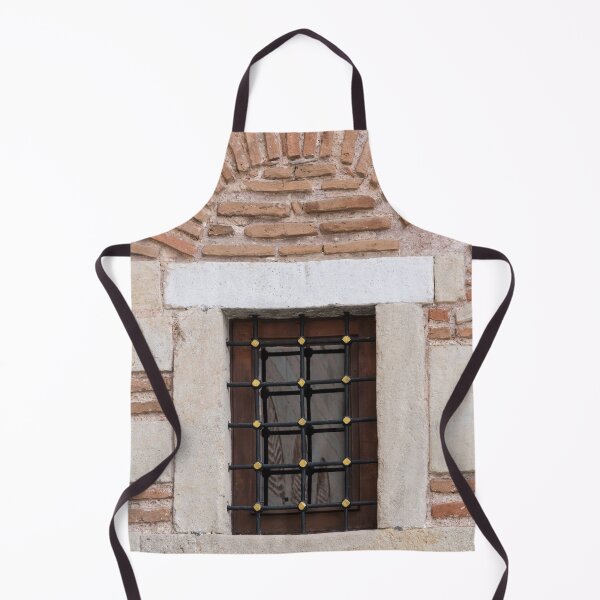 Item preview, Antique Church Window on Brick and Marble Wall designed and sold by Georgia Mizuleva.