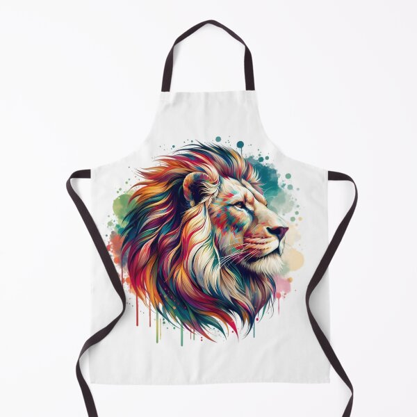 Item preview, A beautiful and colorful lion designed and sold by Marcoshop10.