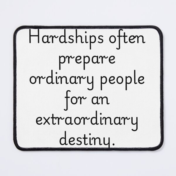 Item preview, Inspirational Quote: Overcoming Hardships designed and sold by El-kaeed.