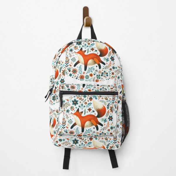 Item preview, Scandinavian Folk Art fat Fox by heidiannemorris designed and sold by FOLK ART FUSION by heidiannemorris.