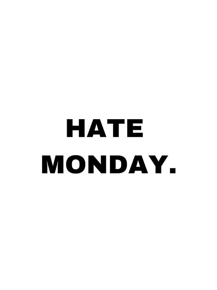 Thumbnail 4 of 4, iPhone Case, Hate Monday: Relatable Workweek Humor designed and sold by RabbitDesign777.