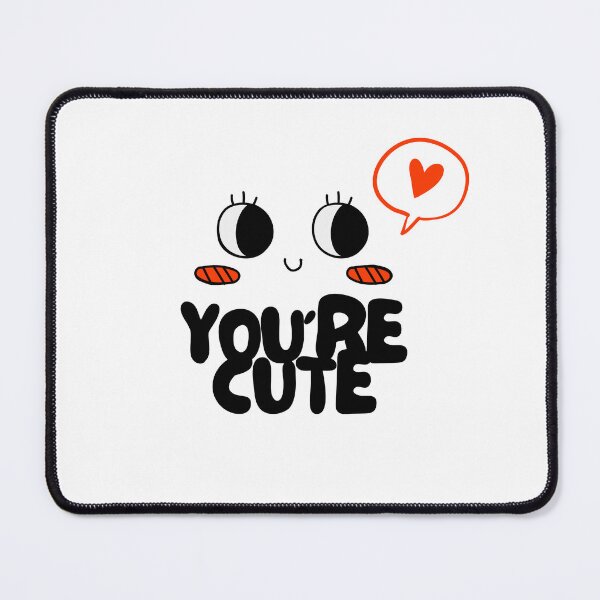 Item preview, Adorable Eyes Line Art Quote | Cute Illustration Sticker designed and sold by Blendfactor.