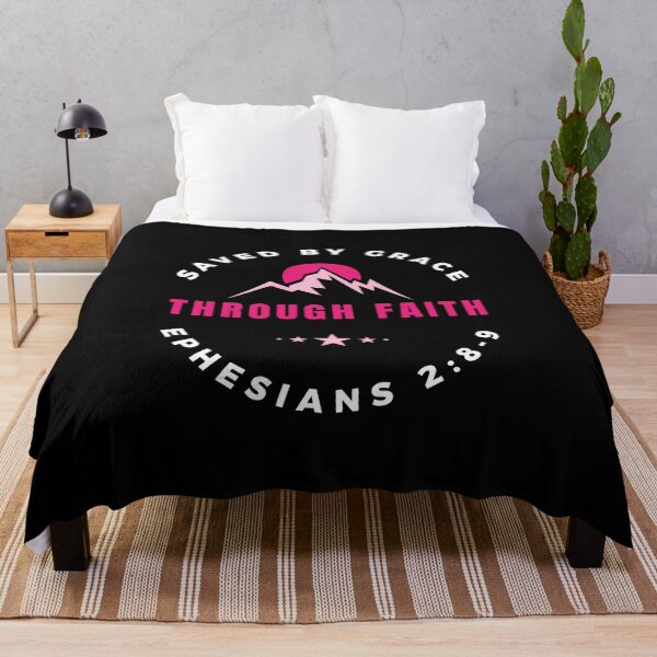 Item preview, Retro Saved By Grace Through Faith Bible Verse, Men's Retro Bible Verse ,Women's Christian Gospel Quotes, Inspirational Christian Woman Design designed and sold by mattlee20.