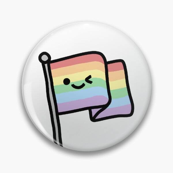 Item preview, Cute Happy Flag - Queer designed and sold by Ell Marchegiani.