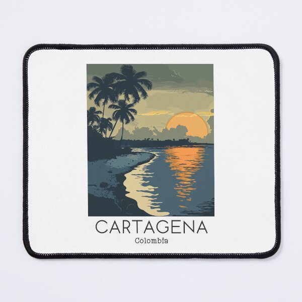Item preview, A Vintage Travel Illustration of Cartagena - Colombia designed and sold by GoodOldVintage.
