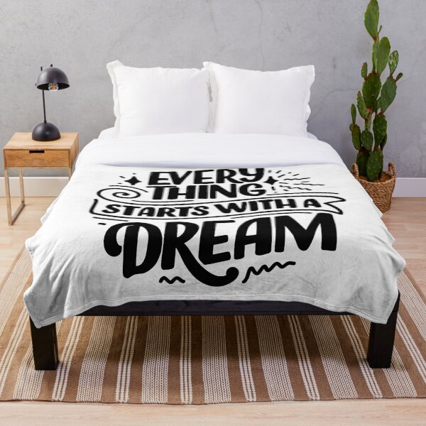 Item preview, Motivational Quote: Everything Starts with a Dream designed and sold by El-kaeed.