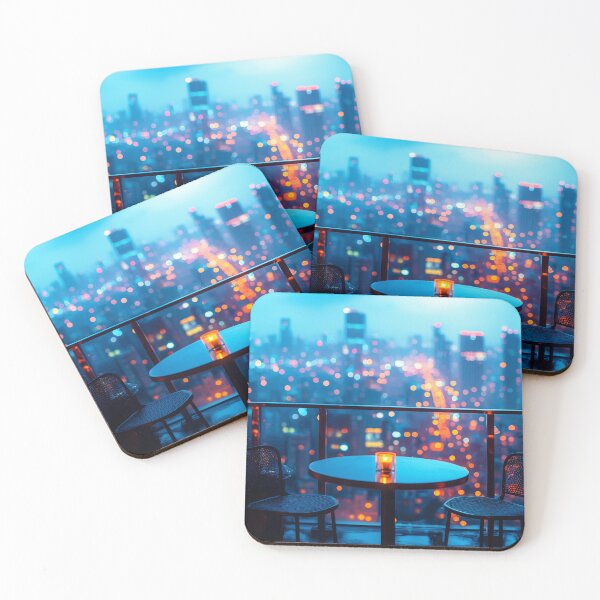 Item preview, Rooftop Bar Bokeh designed and sold by KootenayDesigns.
