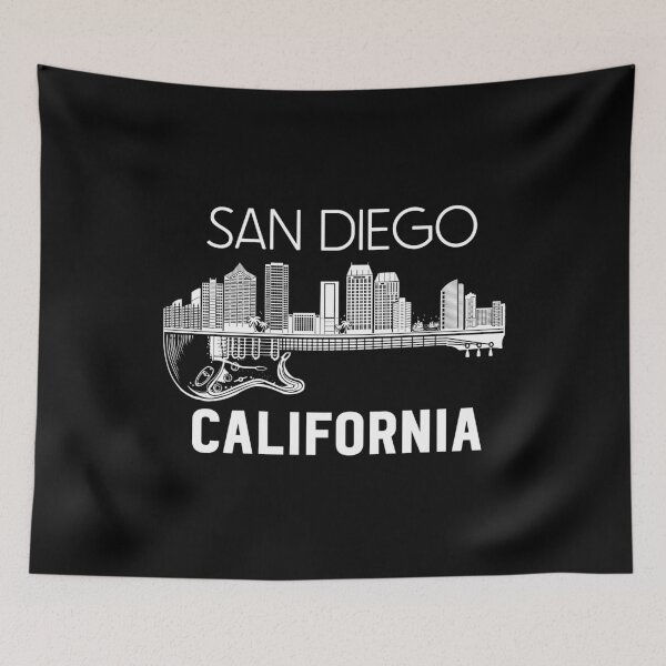 Item preview, San Diego Skyline Music California Souvenir San Diego designed and sold by DSWShirts.