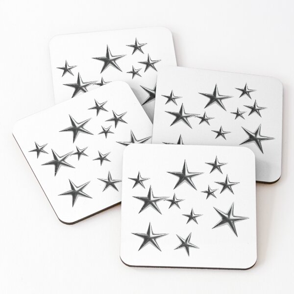 Item preview, Logotipo con icono de estrellas de galaxia cromadas en 3D designed and sold by Uzi-Design.