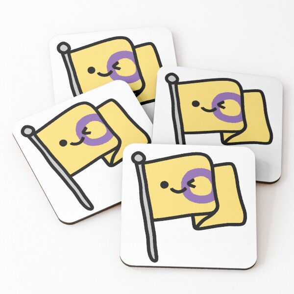 Item preview, Cute Happy Flag - Intersex designed and sold by Ell Marchegiani.