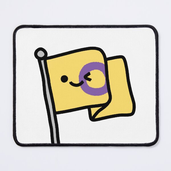 Item preview, Cute Happy Flag - Intersex designed and sold by Ell Marchegiani.