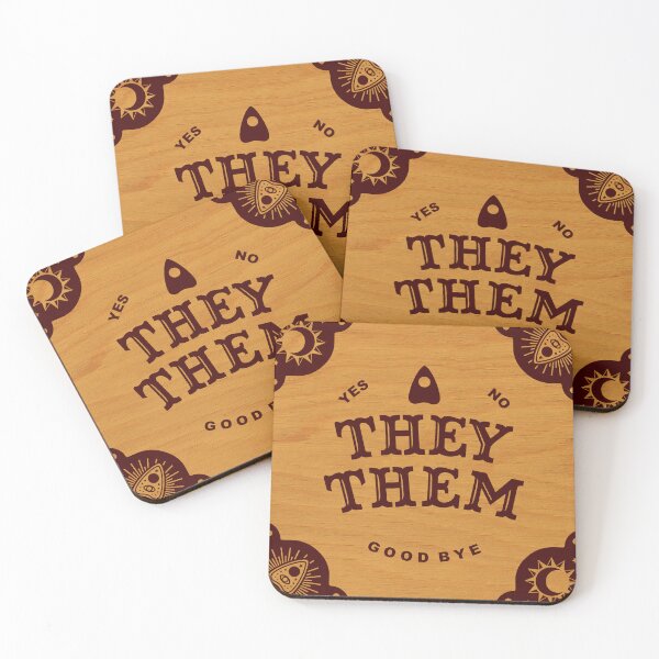 Item preview, OUIJA LIGHTWOOD THEY THEM designed and sold by HELLOCROSSING.