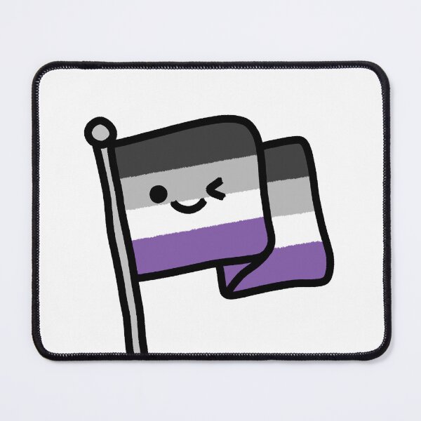 Item preview, Cute Happy Flag - Asexual designed and sold by Ell Marchegiani.