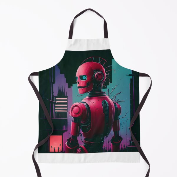 Item preview, red techno ghost designed and sold by SabyDigitalArt.