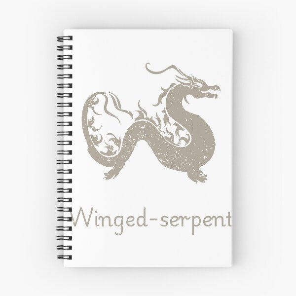 Item preview, Winged Serpent Illustration designed and sold by El-kaeed.