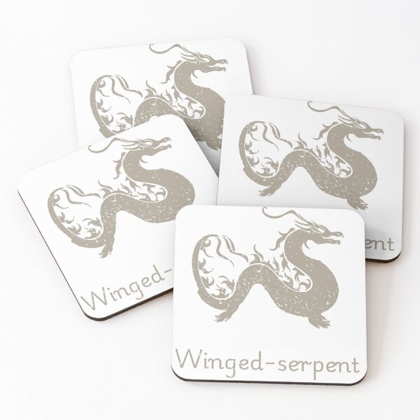 Item preview, Winged Serpent Illustration designed and sold by El-kaeed.