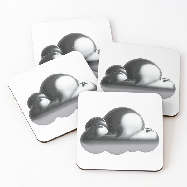 Item preview, Chromed Cloud Icon Logo 3D designed and sold by Uzi-Design.