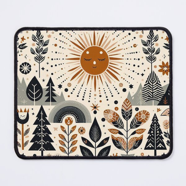 Item preview, Scandi style sunny forest designed and sold by Silbays.