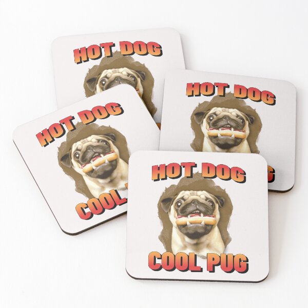 Item preview, Hot Dog Cool Pug American Pug Pugabull designed and sold by SvenJ94.