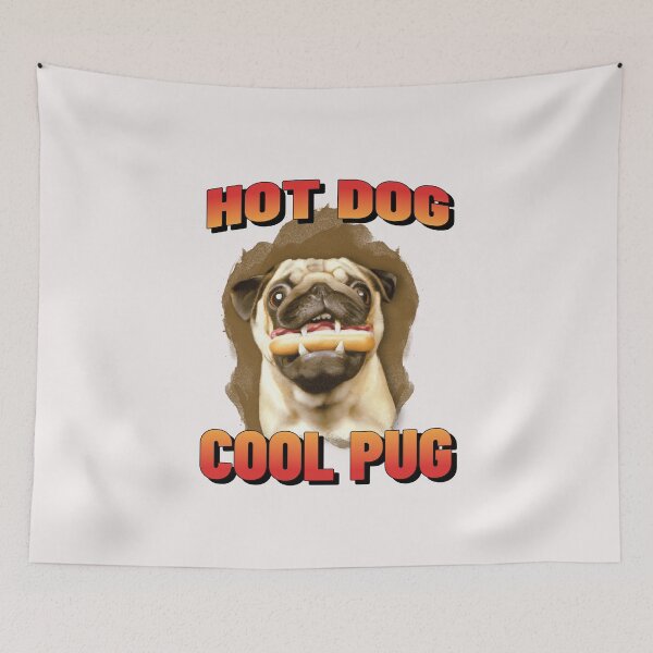 Item preview, Hot Dog Cool Pug American Pug Pugabull designed and sold by SvenJ94.