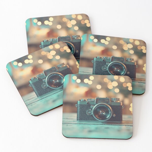 Item preview, Vintage Camera on a Table Bokeh designed and sold by KootenayDesigns.