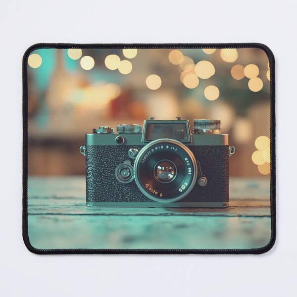 Item preview, Vintage Camera on a Table Bokeh designed and sold by KootenayDesigns.