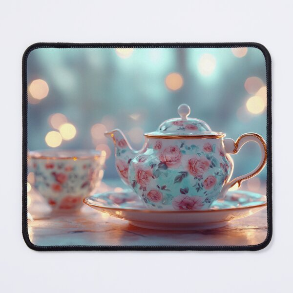 Item preview, Vintage Tea Set Bokeh designed and sold by KootenayDesigns.