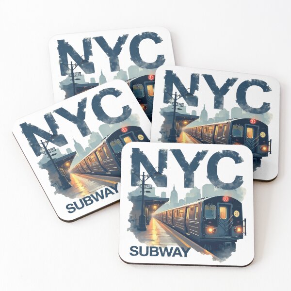 Item preview, New York Subway NYC Subway Train designed and sold by MayaDelaye.