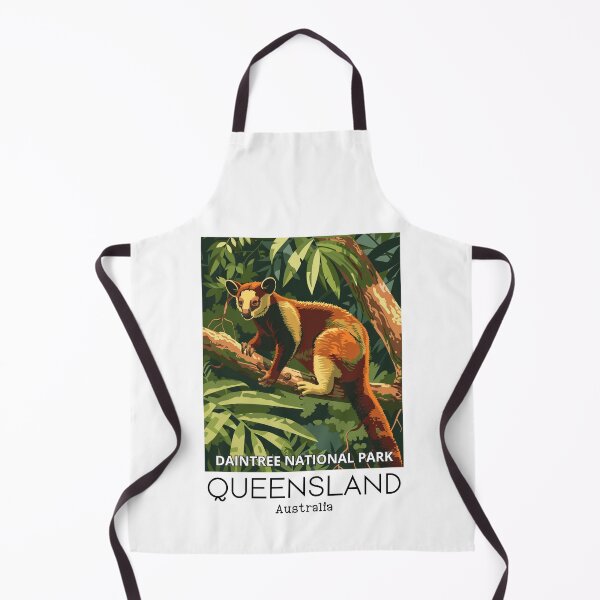 Item preview, A Vintage Travel Illustration of a Tree Kangaroo in Daintree National Park - Australia  designed and sold by GoodOldVintage.