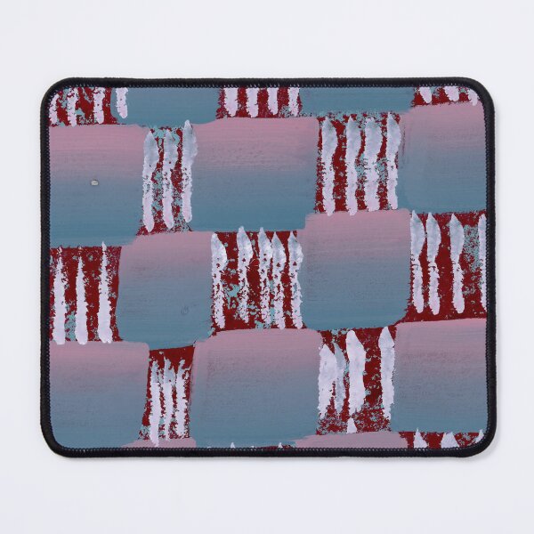 Item preview, Midcentury Modern Abstract Pattern Purple London bus inspired - Retro Geometric Design designed and sold by Jemma Jamie Skidmore.