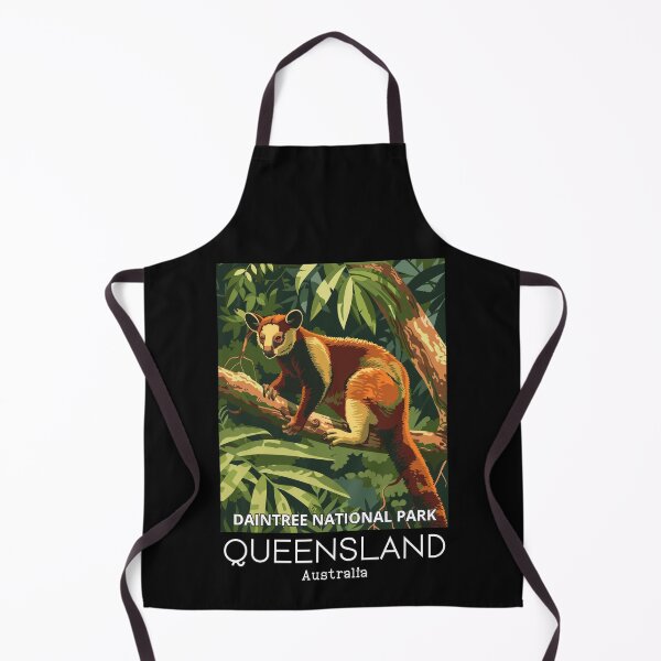 Item preview, A Vintage Travel Illustration of a Tree Kangaroo in Daintree National Park - Australia  designed and sold by GoodOldVintage.