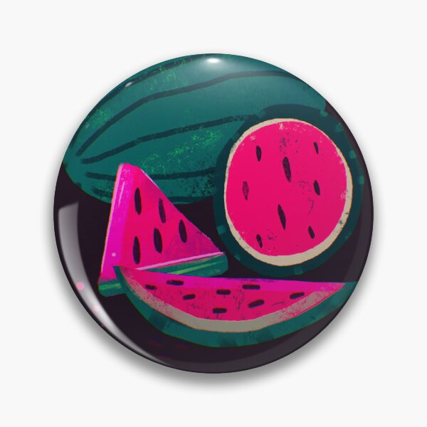 Item preview, Digital watermelon illustration designed and sold by Gelyane.