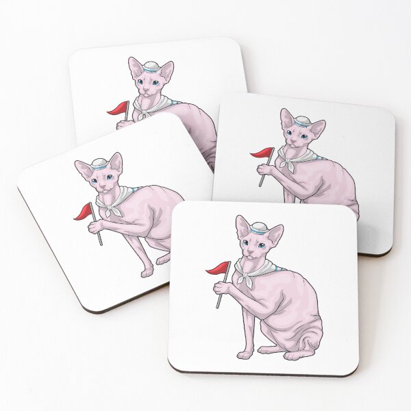 Artikelvorschau, Sphynx Katze Seemann Fahne entworfen und verkauft von Snabdesign84.