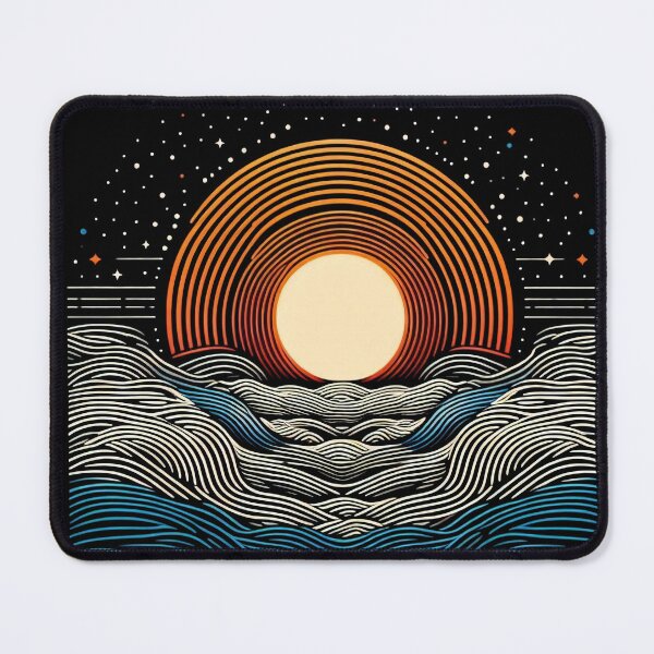 Item preview, Sunset over the Sea designed and sold by Wanderdreaming.