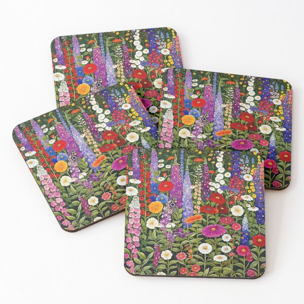 Item preview, Gustav Klimt Flower Garden designed and sold by maniacfitness.