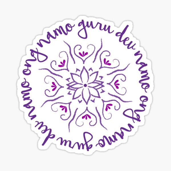 Item preview, Yoga Lotus Adi Mantra designed and sold by Going4Ward.