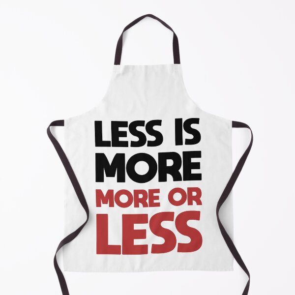 Item preview, Ironic Less is More more or less quote typography design custom typeface designed and sold by grafikis.