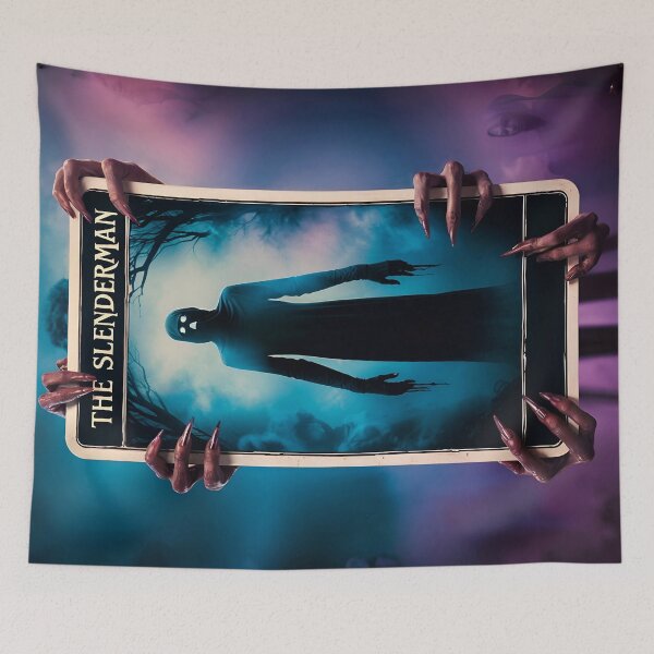 Item preview, Slenderman Horror Style Tarot Card designed and sold by TheArtOfPat.
