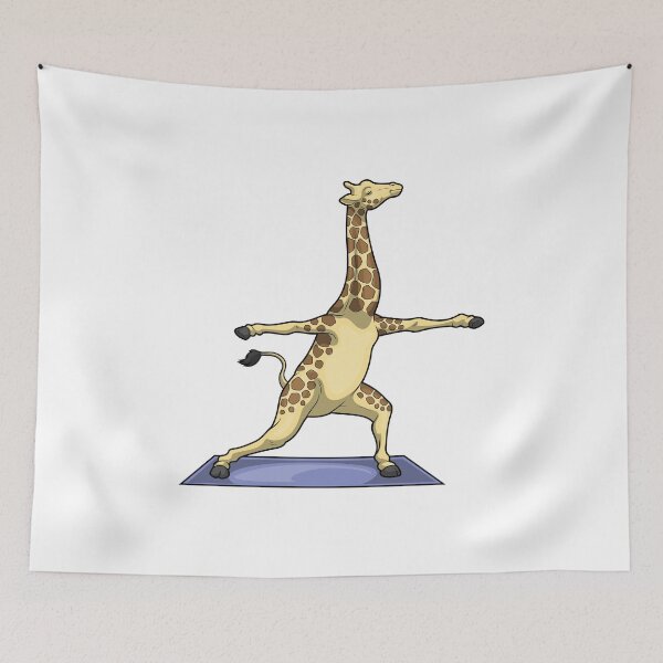 Item preview, Giraffe Yoga Meditation Fitness designed and sold by Snabdesign84.