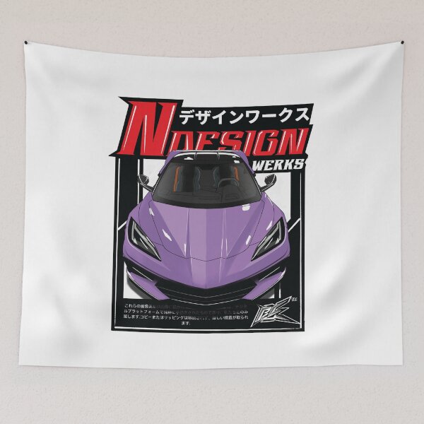 Item preview, corvette stingray c8 purple  designed and sold by NaquashM.