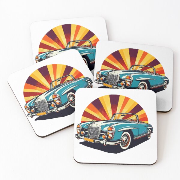 Item preview, Mercedes Benz vintage wallpaper designed and sold by Expressions-Sel.