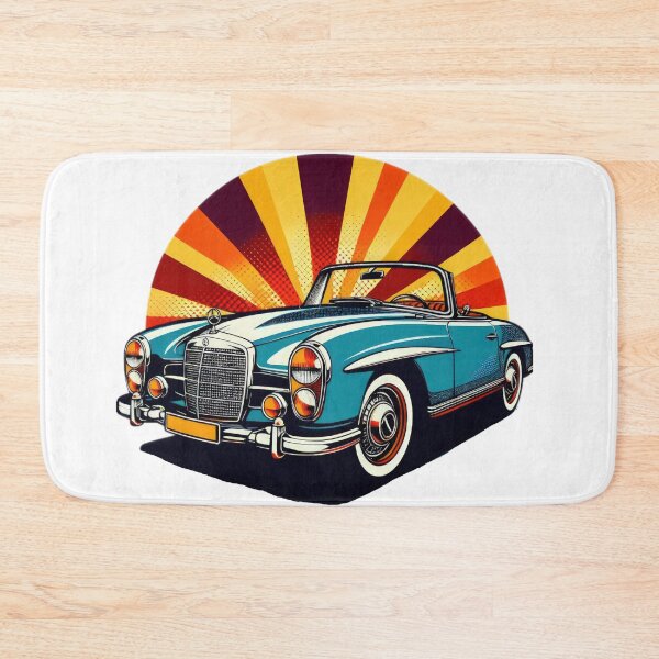 Item preview, Mercedes Benz vintage wallpaper designed and sold by Expressions-Sel.