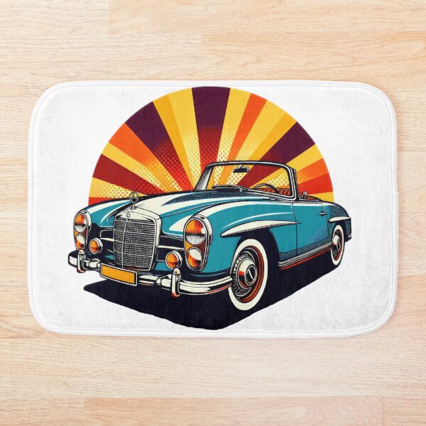 Artikelvorschau, Mercedes Benz Vintage Tapete entworfen und verkauft von Expressions-Sel.